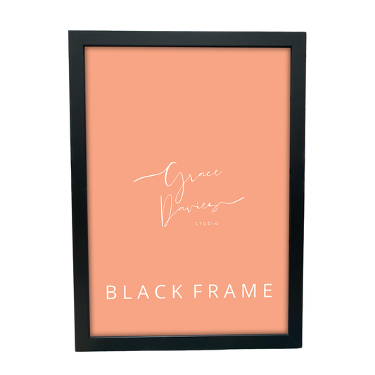 Black Wooden Frame