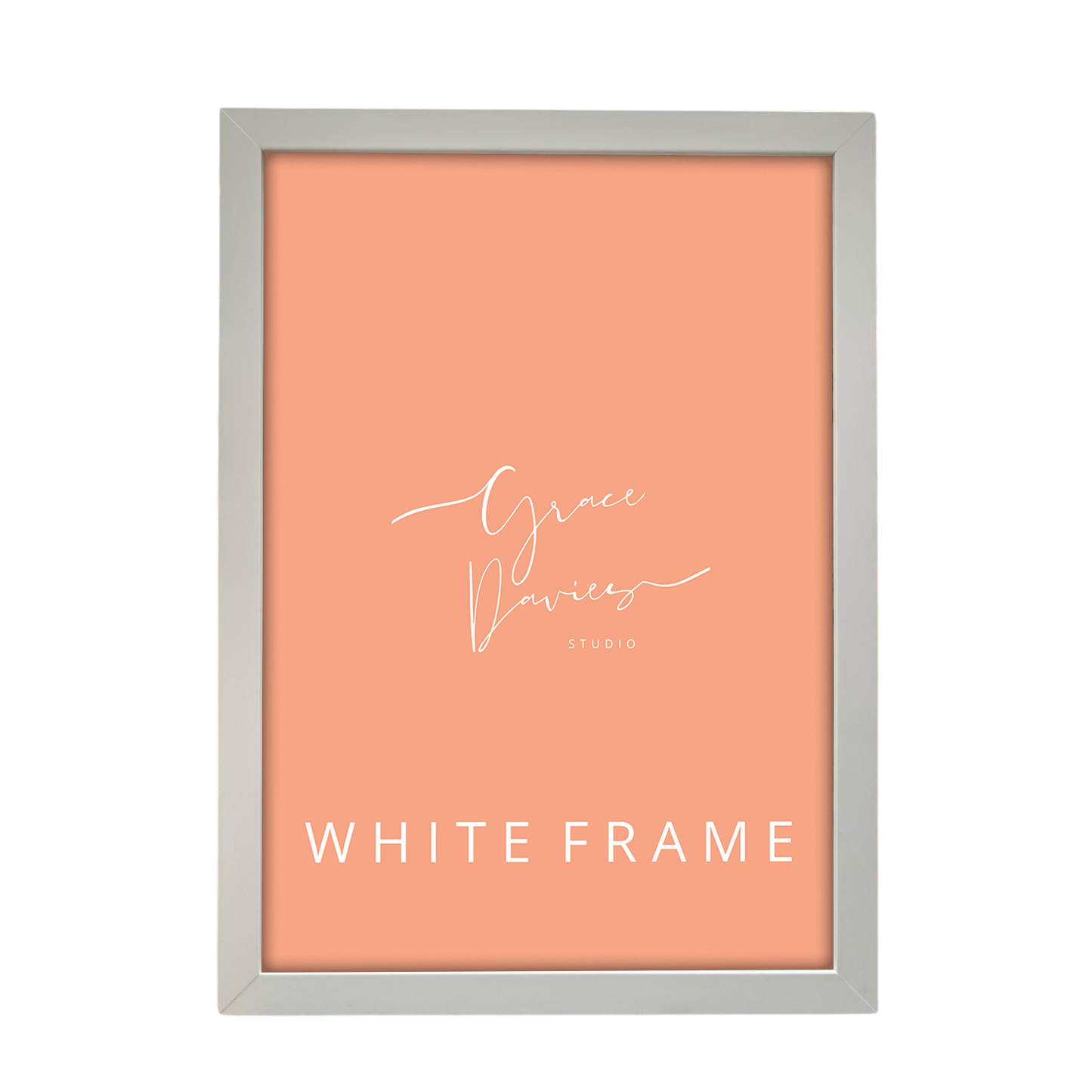 White Wooden Frame