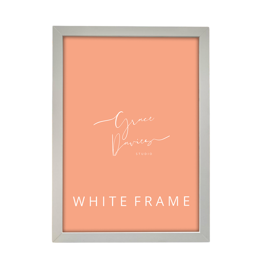 White Wooden Frame